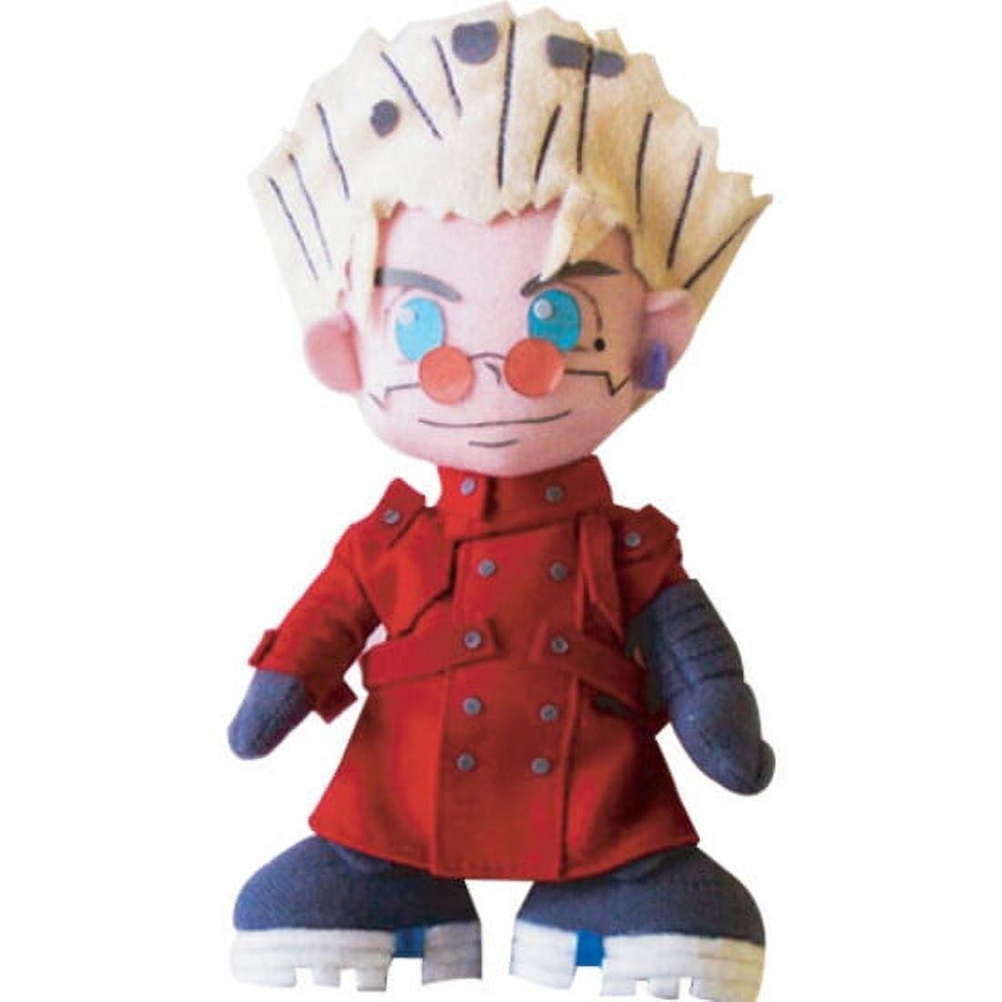 Trigun Nicholas D Wolfwood Plush - 8" Change Face Anime Collectible By Great Eastern