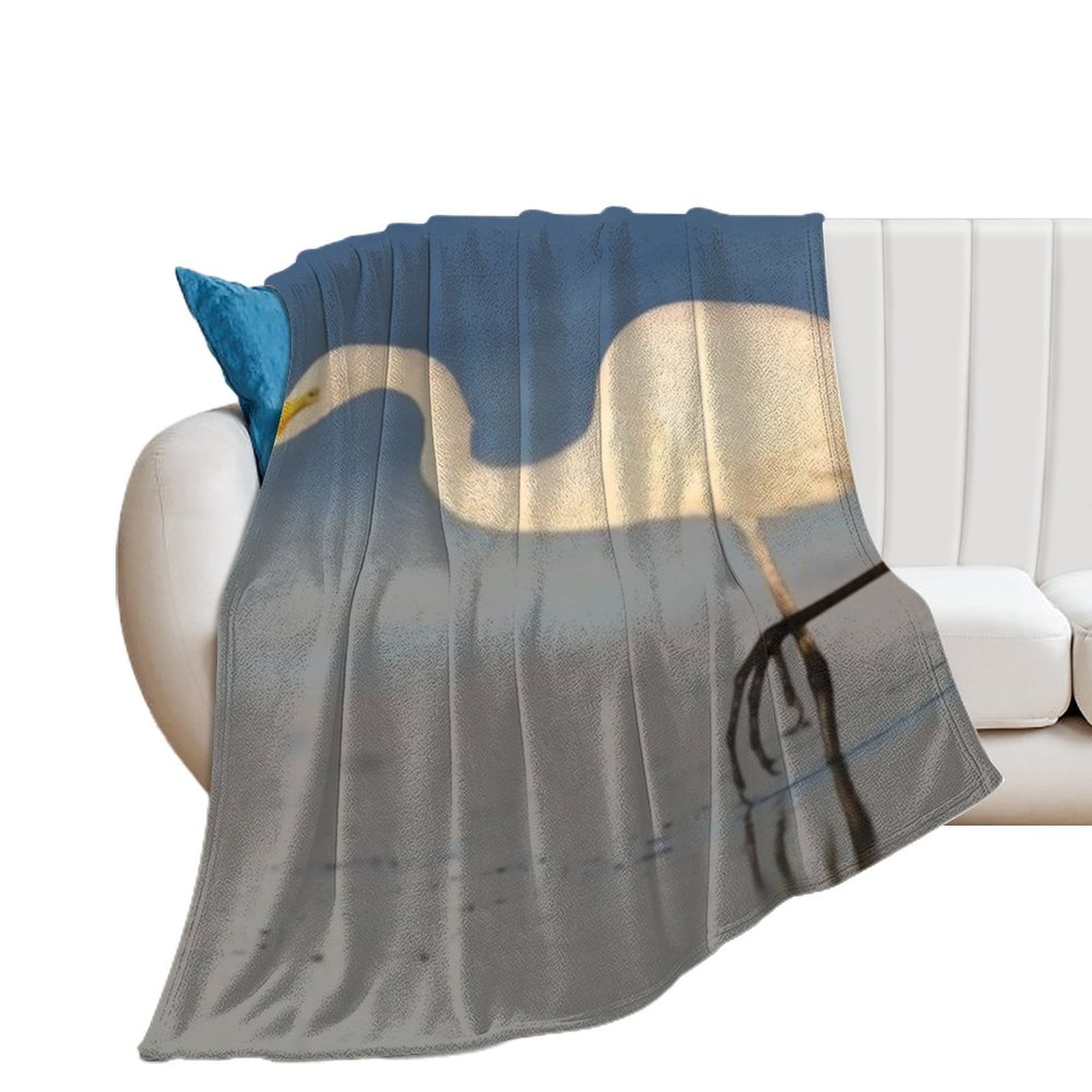 FKHOHL Überwurfdecke Mit Israel Flagge - Flanell 200x150cm Anti-Pilling