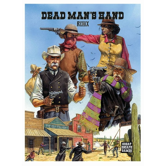 Great Escape Games: Dead Man's Hand Redux Rulebook & Cards