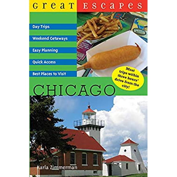 Pre-Owned Great Escapes: Chicago: Day Trips, Weekend Getaways, Easy Planning, Quick Access, Best Places to Visit (Paperback) 0881508446 9780881508444