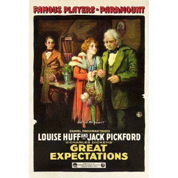 Great Expectations Movie poster Metal Sign 8inx 12in Metal Print 8x12 Square Adults Z Posters