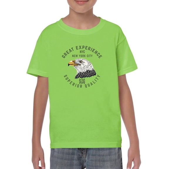 Great Experience Eagle Head T-Shirt Juniors -Image by Shutterstock, Medium