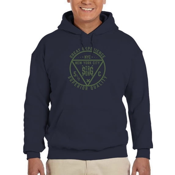Great Experience New York City Hoodie Men -Image by Shutterstock, Male XX-Large