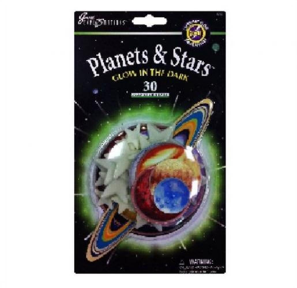 Great Explorations Glow In The Dark Planets & Stars, quantity 30 ...