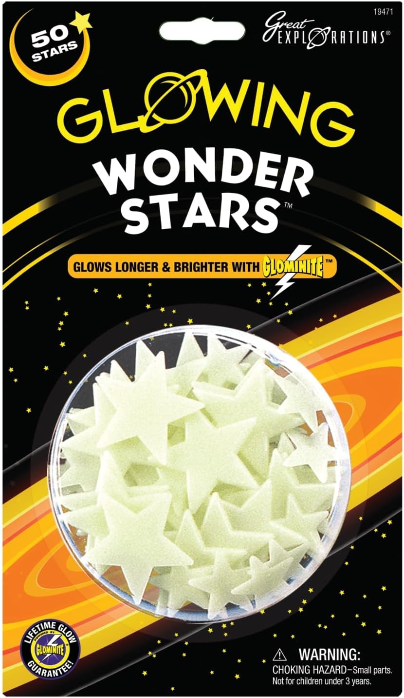 Great Explorations Glow In The Dark Wonder Stars (50 Stars)