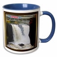 thumbnail image 1 of 3drose, Great Falls in Paterson, 15oz Two-tone Blue Mug, 1 of 6
