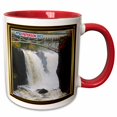 thumbnail image 1 of 3drose, Great Falls in Paterson, 15oz Two-tone Red Mug, 1 of 6