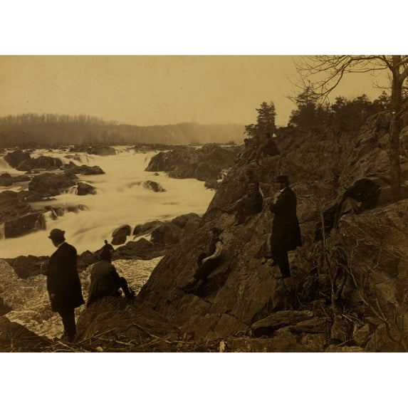 Great Falls Potomac River Poster Print