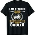 Great Farmer Dad Gift Tractor Farm Father Arable Farming Men TShirt