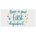 thumbnail image 1 of Great First Day School Backdrop Banner with Colorful Shapes and Dots Party Decorations Photography Props for School Events Classroom Decorations and Memory Photos, 1 of 8