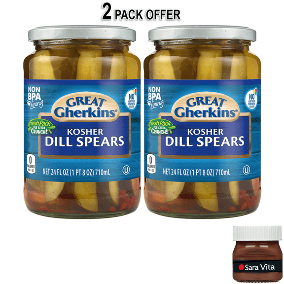 Great Gherkins Kosher Dill Spears 24 fl oz
