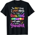 thumbnail image 1 of Great Gifts for GrandmothersQuilting Sewing Grandma Gift T-Shirt, 1 of 4