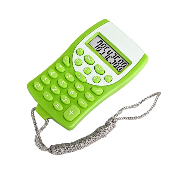 Great Gifts for Less Back to School Season Gift Colorful Handheld Calculator With Lanyard Portable