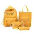 thumbnail image 1 of Great Gifts for Less Fashion Style Multifunctional Large Capacity Canvas Four-piece Bag 4packs Yellow, 1 of 7