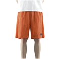 thumbnail image 1 of Great Gifts for Less Ndbuld Men's Athletic Short Summer Men's Ice Silk Quick Drying Shorts Men's Summer Casual Sports Capris,Orange,S, 1 of 1