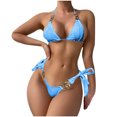 thumbnail image 1 of Great Gifts for Less Ofreoo Cheeky Thong Bikini Mini String Swimsuits with Ties for Women, 1 of 3