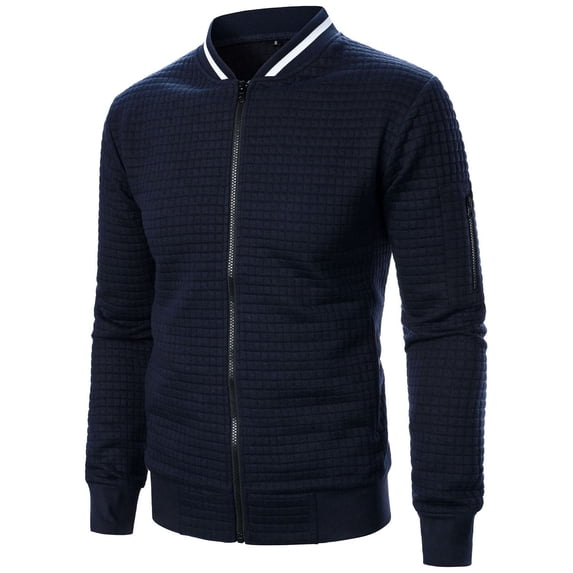 Great Gifts for Less Ofreoo Men's Lightweight Jackets Full Leisure Solid Color Casual Windbreaker Coat with Zip Pockets