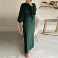 thumbnail image 1 of Great Gifts for Less Ofreoo The Fashion Women's Winter Plus Size Casual Round Neck Loose Sexy Long Sleeve Solid Dress Fall Outfits for Women 2024, 1 of 8