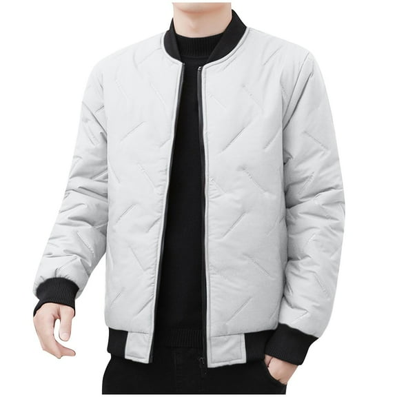 Great Gifts for Less Ofreoo Winter Coats for Men Thick Warm Zipper Pocket Long Sleeved Hooded Casual Jacket