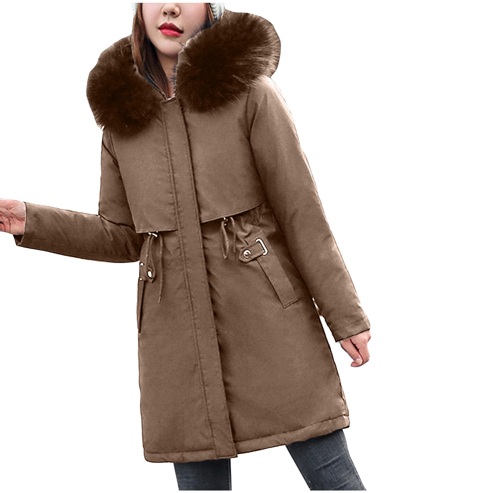 Great Gifts for Less Ofreoo Women's Comfy Stylish Stitching Long Sleeve Sweater Casual Tops Winter Coats for Women