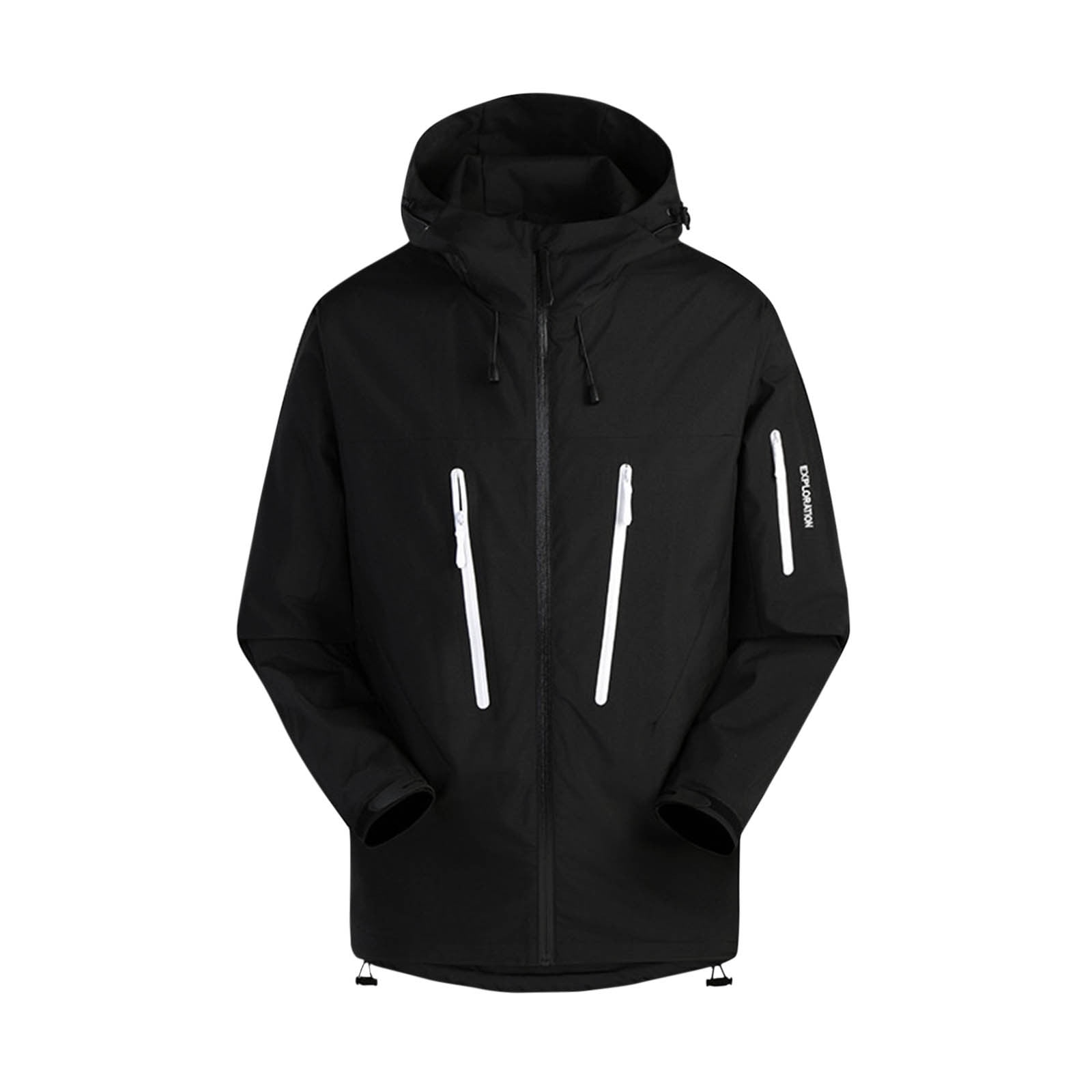 Great Gifts for Less Ofreoo Women's Solid Color WindbreakerJacket Submachine Jacket Long Sleeved Hooded Casual Jacket Winter Clothes for Women