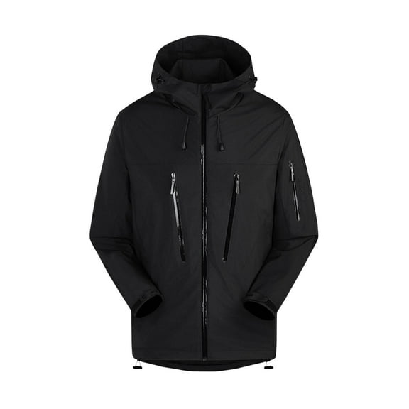 Great Gifts for Less Ofreoo Women's Solid Color WindbreakerJacket Submachine Jacket Long Sleeved Hooded Casual Jacket Winter Clothes for Women