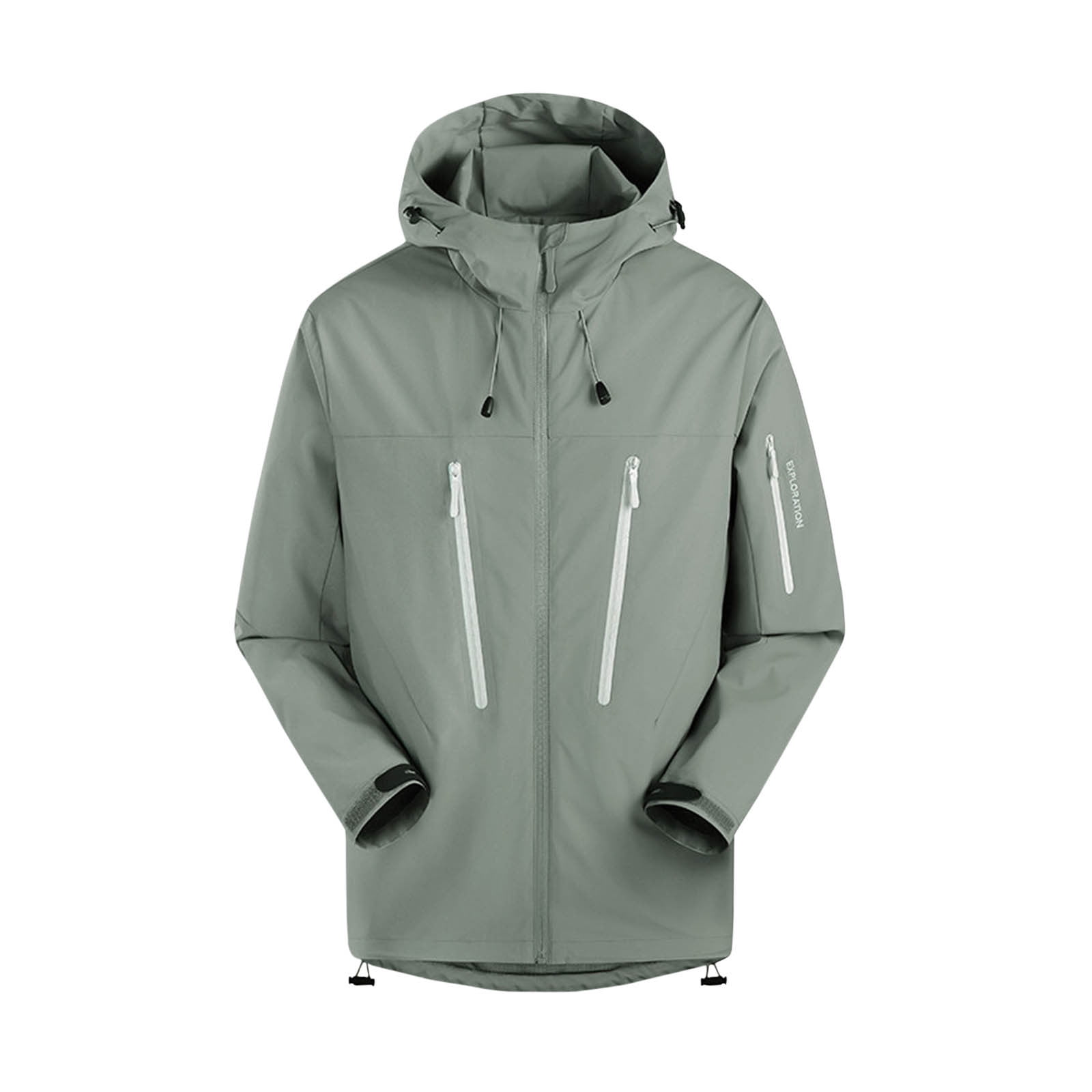 Great Gifts for Less Ofreoo Women's Solid Color WindbreakerJacket Submachine Jacket Long Sleeved Hooded Casual Jacket Winter Clothes for Women