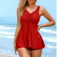 thumbnail image 1 of Great Gifts for Less Ofreoo Womens Two Piece Swimsuits Plus Size Bathing Suit Halter V Neck Swimwear Tummy Control Tankini Top, 1 of 4
