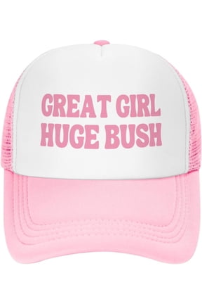 Great Girl Huge Bush Mesh Hat Women Men Baseball Cap Trucker Hat Sports Hat