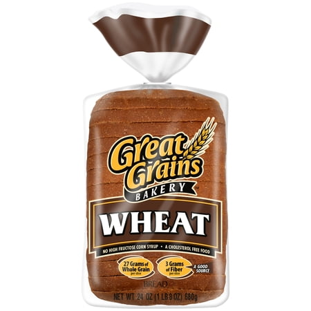 Great Grains Bakery 100% Whole Wheat Bread, 24 oz