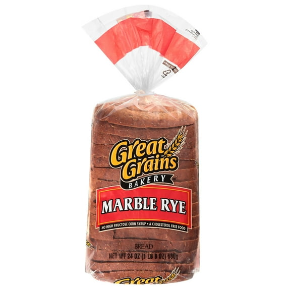 Great Grains Bakery Marble Rye Bread 24 oz