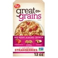 thumbnail image 1 of Great Grains Red Berry Almond Crunch Cereal, Strawberry Cereal, 13 OZ Box, 1 of 6