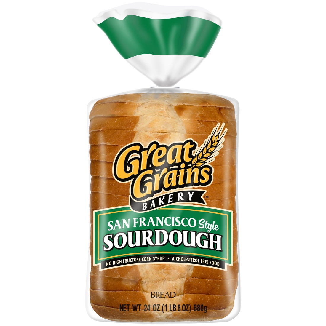Great Grains San Francisco Sourdough Premium Wide Pan Bread, 24 oz