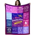 Great Grandma Gifts Blanket for Grandma,Grandmother Throw Blankets for