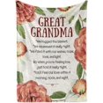 thumbnail image 1 of Great Grandma Gifts, Super Soft Flannel Throw Blankets Gifts for Great Grandma, Great Grandmother Nana, Gigi, Granny, Grammy Presents for Birthday Mothers Day, 50” x 60”- Best Ever, 1 of 6