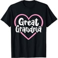 thumbnail image 1 of Great Grandma Great Grandmother T-Shirt men and women can wear, black, white, gifts, 1 of 4