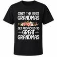 thumbnail image 1 of Great Grandma Promotion Graphic T-Shirt, Floral Grandma Gift Tee, 1 of 9