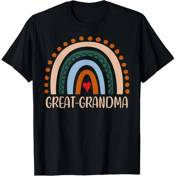 Great-Grandma Rainbow Grandma Cute Mothers Day Great-Grandma Gift T-Shirt Unisex S-5XL Hot Trending Shirt, Vintage Birthday Gift