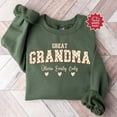 thumbnail image 1 of Great Grandma Sweatshirt, Best Great-Grandma ever Sweatshirt Pregnancy Announcement Great-Grandma, Baby Reveal To Family Mother TSHIRT All Size S-5XL, 1 of 5