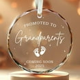 thumbnail image 1 of Great Grandparents Baby Announcement - Small Pregnancy Announcement for Grandparents - Grandma to Be Gifts for New Baby - Gifts for First Time Grandparents - Glass Baby Coming Soon Ornament 2025, 1 of 9