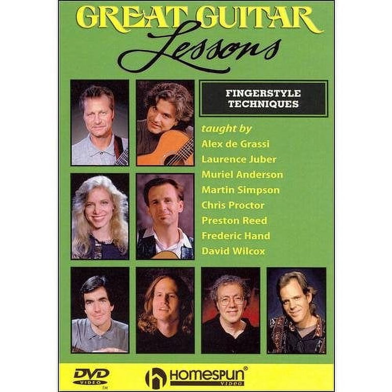 Great Guitar Lessons: Fingerstyle Techniques - Walmart.com