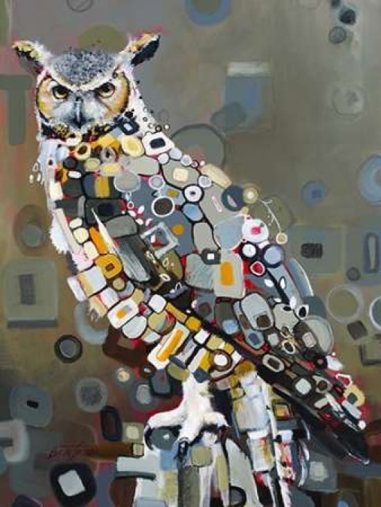Great Horned Owl Canvas Art - Britt Freda (18 x 24)