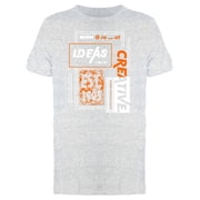 Great Ideas Cool Awesome Graphic Tee Mens - Men T-Shirt, Small