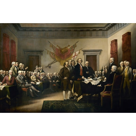 Great Images American Declaration of Independence 24x36 inch rolled poster