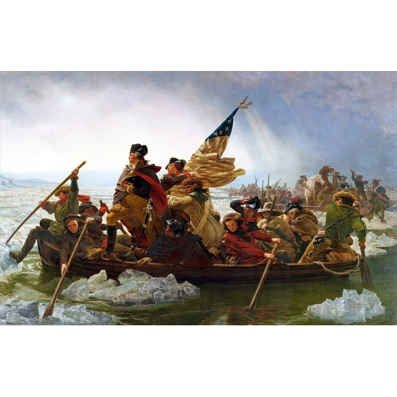 Great Images George Washington Crossing the Delaware 24x36 inch rolled poster