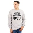 thumbnail image 1 of Great Indoors Couch Potato Gamer Nerd Men's Long Sleeve Tee T Shirt Brisco Brands S, 1 of 6
