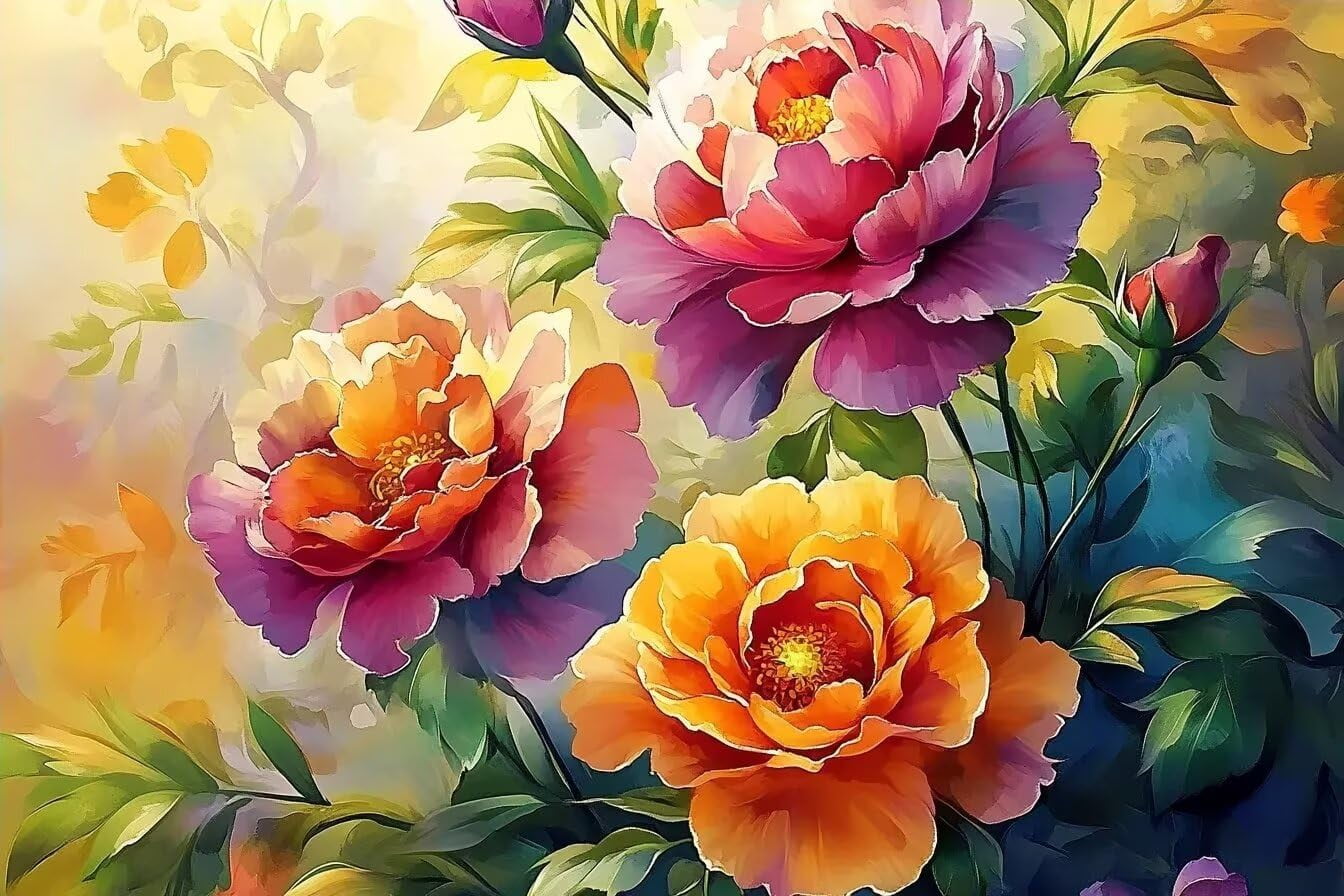 Home Decor Puzzle After Completion Hydrangea Flowers 300-Piece