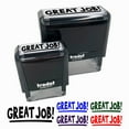 thumbnail image 1 of Great Job School Teacher Fun Text Self-Inking Rubber Stamp Ink Stamper for Business Office - Sky Blue Ink - Large 2-2/4 Inch, 1 of 7