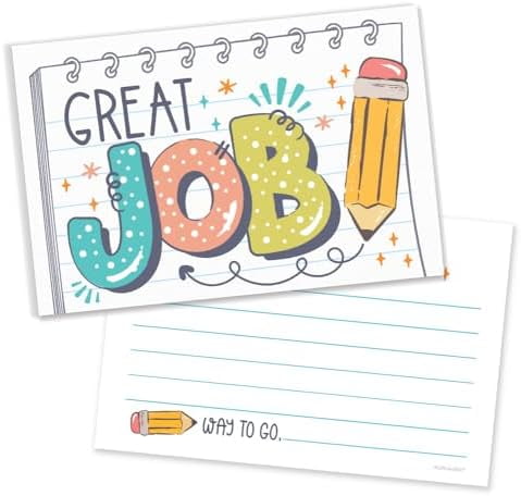 50 Great Job Shout Out Cards – Teacher & Student Recognition Cards For Classroom Or School Staff