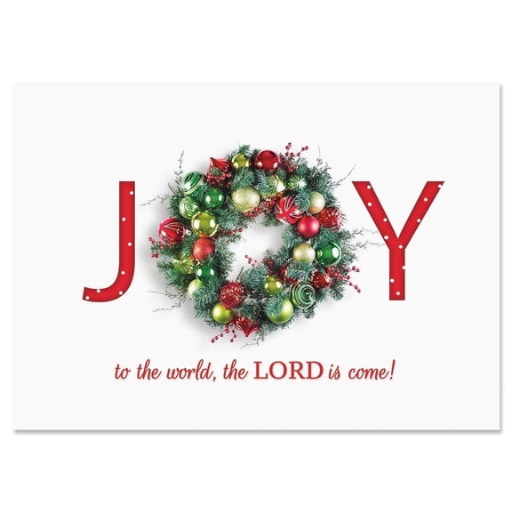 Current Great Joy Religious Christmas Cards - Set of 18, Large 5 x 7"